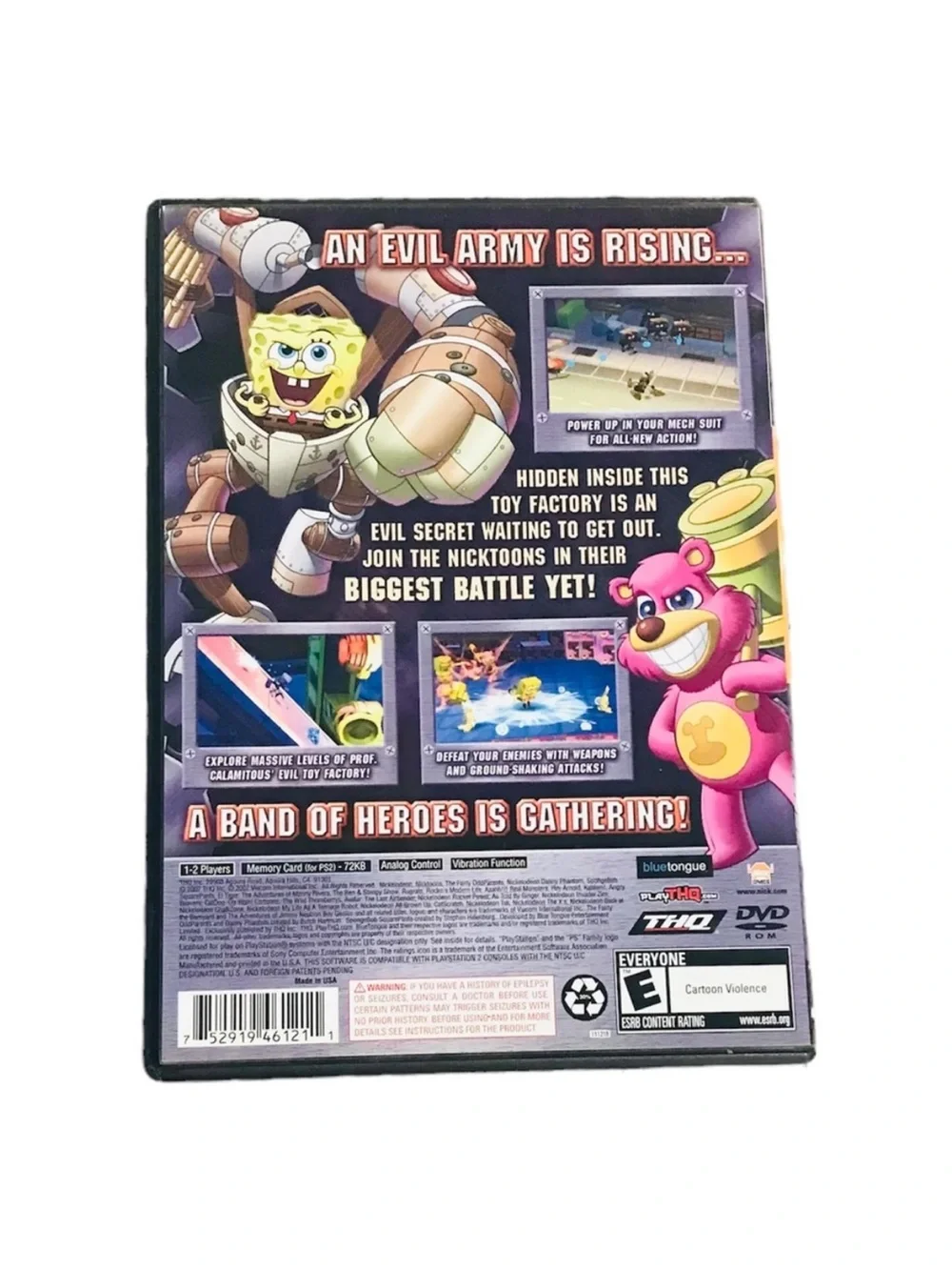 PlayStation 2 Nicktoons Attack Of The Toybots Video Game